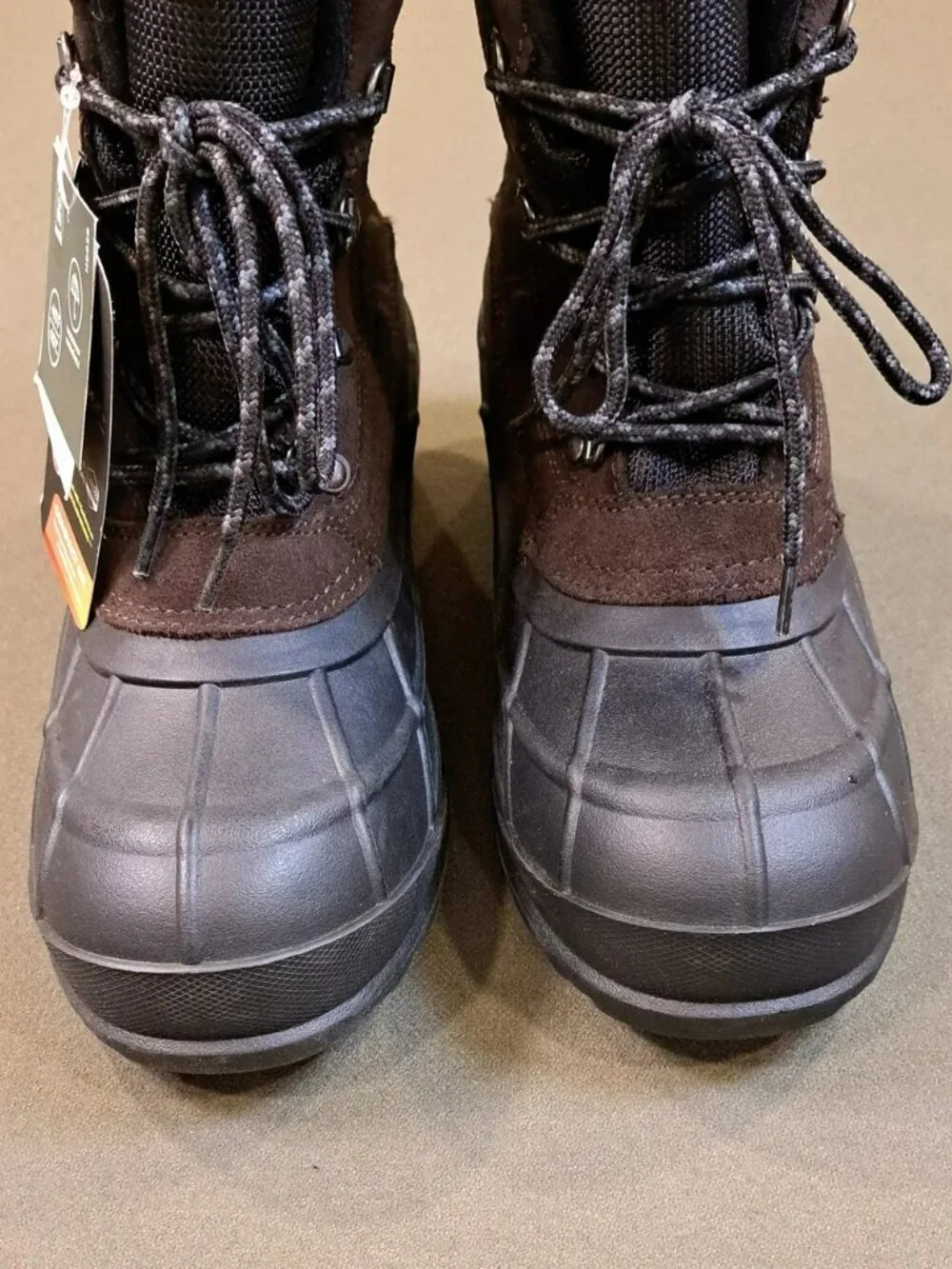 Kamik Fargo 2 Winter Boots - Color: Dark Brown / Black - Size: Men 10